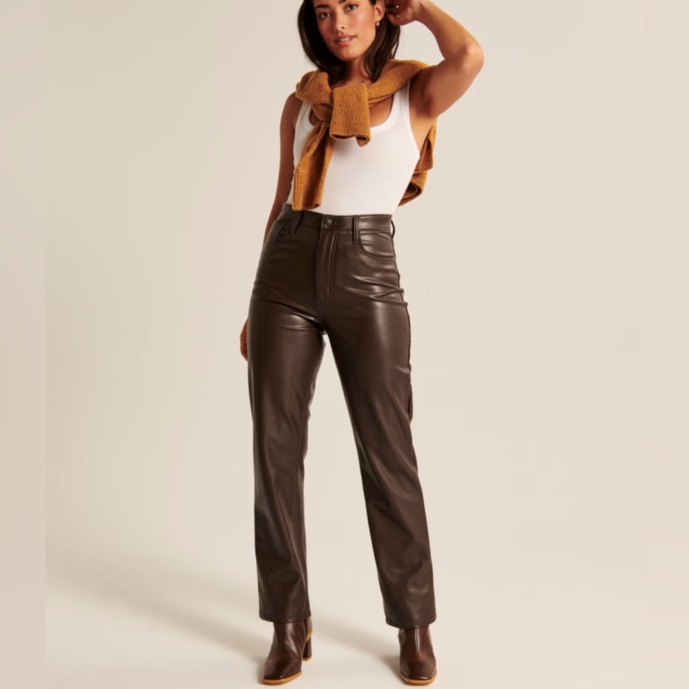Abercrombie Vegan Leather Pants